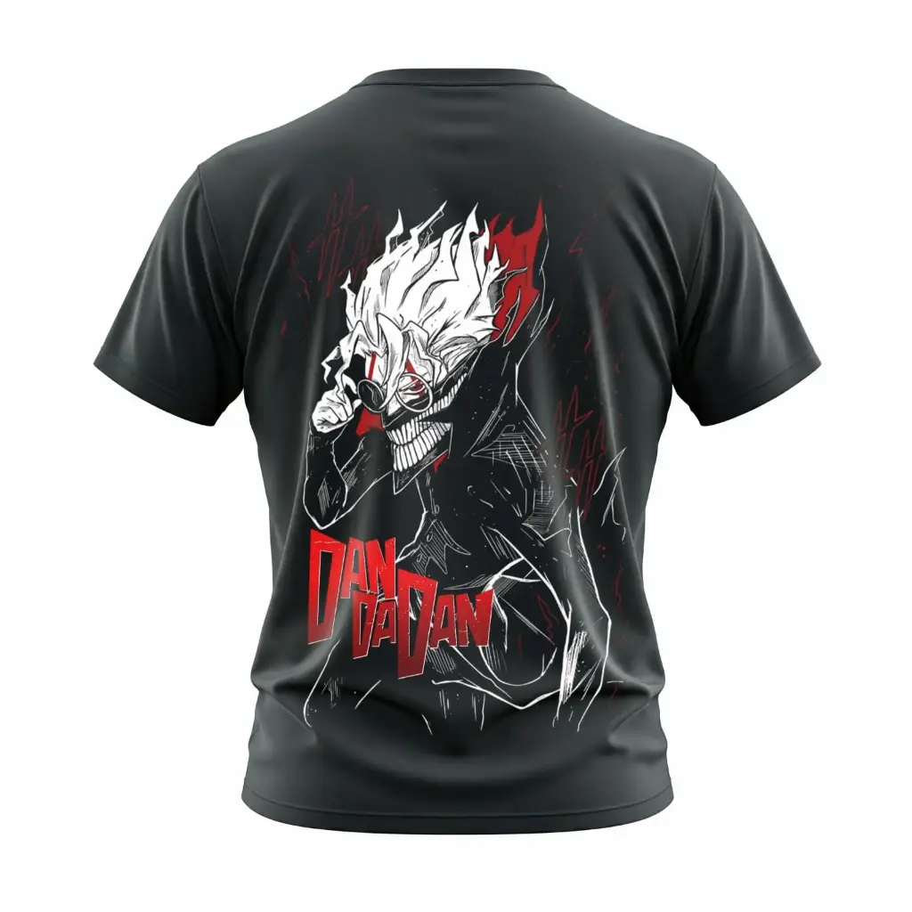 OVER THINGS Dandadan Okarun T-shirt,Okarun,Momo Ayase,Anime, Japanese,Cute,Graphic Tee Anime Manga Exclusive Anime Edition